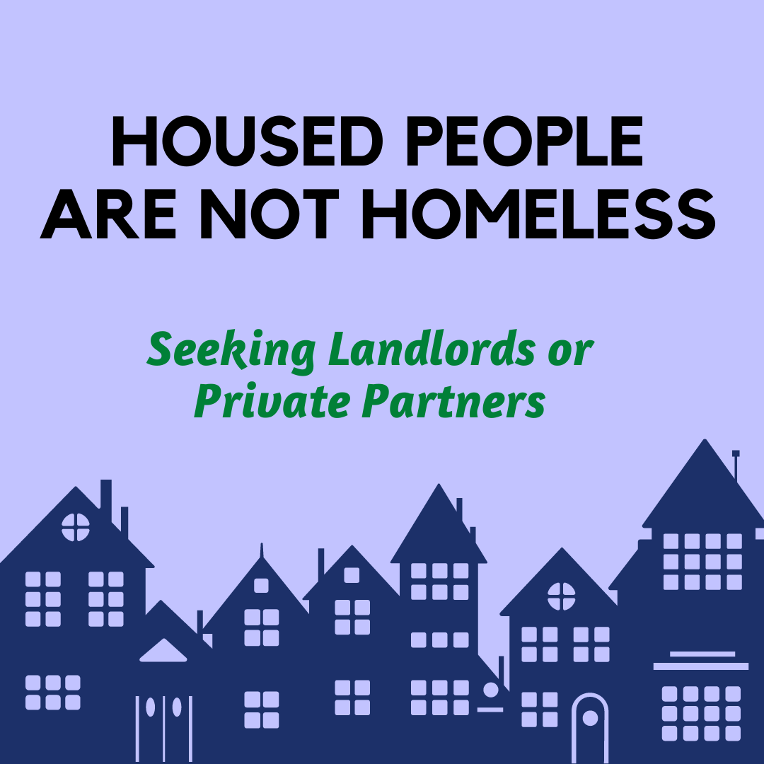 housed people are not homeless